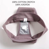 3PCS/Set Women's Cotton Panties Seamless High Waisted Thongs Comfortable Sexy Female Underpants Panties Briefs Intimates S-XL