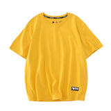 WAVLATII 2022 New Women 100% Cotton T shirts Female Green Fashion Oversized Streetwear Short Sleeve Tees Tops for Summer WT2201