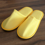 5 Pairs Disposable Slippers Hotel Travel Slipper Sanitary Party Home Guest Use Men Women Unisex Closed Toe Shoes Salon Homestay