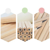 50-400pcs/ lot Kawaii Natural Wood Pencil HB Black Hexagonal Non-toxic Children Pencil Cute Stationery Office School Supplies