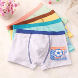 4pcs/Lot Boys Boxer Briefs Kids Cotton Underwear Baby Boy Underpants Teenager Cartoon Print Soft Children Panties 2-14T 2023 New