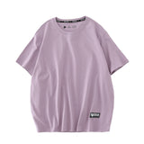 WAVLATII 2022 New Women 100% Cotton T shirts Female Green Fashion Oversized Streetwear Short Sleeve Tees Tops for Summer WT2201