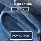 2023 Spring New Retro Denim Shirts Men Casual 100% Cotton Gradient Men Clothing C8807