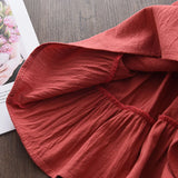 Bear Leader Summer 2023 New Casual Baby Kid Girl Infant Sleeveless Ruffles Princess Dress Cute Solid Color Korean Kids Clothes