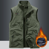 Outdoors Gilet Men Casual Heated Vest Man Plus Size Body Warmer Hiking Clothing Luxury Thermal Fashion Men's Heating Winter Coat