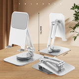 Alloy Aluminum Desktop Phone Stand Desk Holder for Xiaomi iPhone 11 12 13 14 Samsung Cellphone Smartphone Telephone Accessories