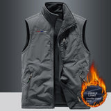 Outdoors Gilet Men Casual Heated Vest Man Plus Size Body Warmer Hiking Clothing Luxury Thermal Fashion Men's Heating Winter Coat