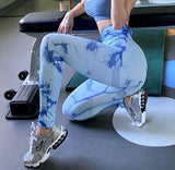 20 Colors Tie Dye Seamless Leggings Push Up Women Mallas Sports Fitness Contour Yoga Running Pants Elastic Nylon Tights Leggins