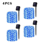 32m/22m/12m/7m Solar Led Lights Outdoor Festoon Led Lamp Solar Garden Outdoor Fairy String Garland Christmas Decor 5/4/3/2/1pack