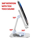 Alloy Aluminum Desktop Phone Stand Desk Holder for Xiaomi iPhone 11 12 13 14 Samsung Cellphone Smartphone Telephone Accessories