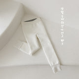 MILANCEL Kids Pants Solid Girls Tights Fur Lining Pantyhose Girl Skinny Leggings