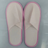 5 Pairs Disposable Slippers Hotel Travel Slipper Sanitary Party Home Guest Use Men Women Unisex Closed Toe Shoes Salon Homestay