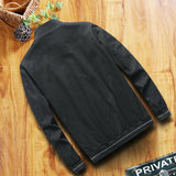Spring and Autumn Men's Bomber Jacket Casual Men's Outerwear Windbreaker Stand Collar Jacket Men's Workwear Jacket L-6XL