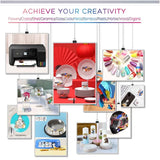 10 Sheets DIY A4 Inkjet Waterslide Decal Transfer Paper White Clear Laser Waterslide Decal Paper for Inkjet Laser Printer