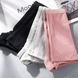 2pcs Womens Boxer Underwear Packs Soft Ribbed Cotton Boyshorts Female Safety Short Panties Plus Size M/L/XL