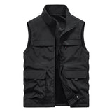 Outdoors Men's Waistcoat Camping Vests Photography Coat Best Fishing Vest Elegant Man Cardigan Climbing Work Sleeveless Biker