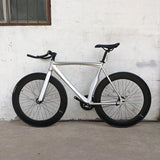 METTLER Track Bike With 70mm Rim Three Spoke Wheel Aluminum Alloy Frame Fork Single Speed 700C Fixed Gear Racing Fixie Bicycle