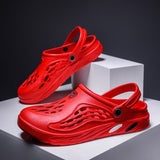 Men Shoes Unisex Summer Hollow Slippers Fashion Outdoor Sneakers Breathable Casual Couple Beach Sandal Flip Flops Shoes Slippers