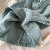 Children's Double Gauze Cotton Tank Top Summer New Boys And Girls Baby Casual Breathable Thin Sleeveless T-Shirts WT830