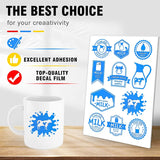 High Glossy Self Adhesive Inkjet Printing With Back Glue Sticker Photo Paper A4 50Sheets Label Paper Waterproof DIY Stickers