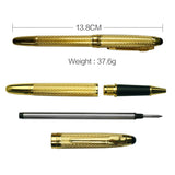 STONEGO Classic Luxury Rollerball Pens, Stainless Steel Roller Ball Pen for Men Women, School, Office, Executive, Business