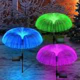 Solar LED Garden Lights Jellyfish Decoration Solar Power Waterproof Outdoor Pathway Solar Lamp