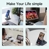 Alloy Aluminum Desktop Phone Stand Desk Holder for Xiaomi iPhone 11 12 13 14 Samsung Cellphone Smartphone Telephone Accessories