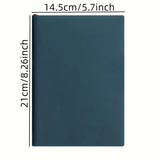 A5 Soft Leather Notebook With 120 Inner Pages, Waterproof Cover And Comfortable Touch