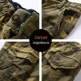 2023 New Summer Men Cotton Cargo Camouflage Shorts Men Clothing Casual Breeche Bermuda Beach Jogger Shorts Male Hot Dropshipping
