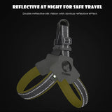 Dog Harness Adjustable Pet Harness Vest For Small Large Dogs Cats Reflective Mesh Dog Chest Strap French Bulldog Walk Training