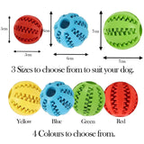 Toys for Dogs Rubber Dog Ball for Puppy Funny Dog Toys for Pet Puppies Large Dogs Tooth Cleaning Snack Ball Toy for Pet Products