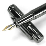 STONEGO Luxury Fountain Pen Medium Nib Pen with Twist Converter Use with Standard Ink, Metal Calligraphy Fountain Pens
