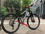 12 Speeds 29 Inch Mountain Bike Air Damping Front Fork Oil Disc-brake 7 Bearing Hubs Aluminum Alloy Frame Double Layer Rim Wheel