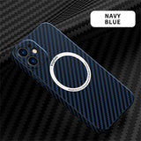 Carbon Fiber for iphone 12 13 14 pro Max Case Magsafe Magnetic Wireless Charging Case For iPhone 13 12 Pro Max 14Plus Hard Cover