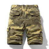 2023 New Summer Men Cotton Cargo Camouflage Shorts Men Clothing Casual Breeche Bermuda Beach Jogger Shorts Male Hot Dropshipping