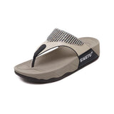 Rhinestone Summer Women Slippers Flip Flops Crystal Diamond Bling Beach Comfort Casual Fitflop Flat Slides Sandals Woman