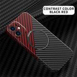 Carbon Fiber for iphone 12 13 14 pro Max Case Magsafe Magnetic Wireless Charging Case For iPhone 13 12 Pro Max 14Plus Hard Cover