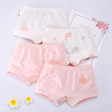 3-8 year old children's underwear women's pure cotton children's cartoon boxer