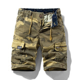 2023 New Summer Men Cotton Cargo Camouflage Shorts Men Clothing Casual Breeche Bermuda Beach Jogger Shorts Male Hot Dropshipping