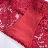 1XL-4XL Plus Size Women Briefs Panties High Waist Sexy Lingerie Hollow Out Underpanties Comfortable Underwear 80-140kg