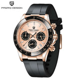 40mm New PAGANI DESIGN Men's Quartz Watches Sapphire Luxury Chronograph Stainless Steel Waterproof Men's Watch Relogio Masculino