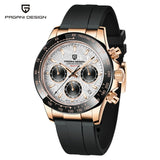 40mm New PAGANI DESIGN Men's Quartz Watches Sapphire Luxury Chronograph Stainless Steel Waterproof Men's Watch Relogio Masculino