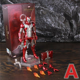 ZD Toys Marvel Iron Man MK1 MK2 MK3 MK4 MK5 MK6 MK7 MK42 MK43 7" Movie Action Figure Iron-Man Mark 1 2 3 4 5 6 7 42 43 Legends
