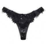 CINOON Sexy Eyelashes Lace Panties Women Underwear Low-waist Lingerie Embroidery Breathable Underpants Female G String Intimates