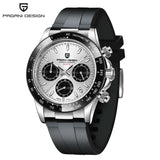 40mm New PAGANI DESIGN Men's Quartz Watches Sapphire Luxury Chronograph Stainless Steel Waterproof Men's Watch Relogio Masculino