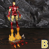 ZD Toys Marvel Iron Man MK1 MK2 MK3 MK4 MK5 MK6 MK7 MK42 MK43 7" Movie Action Figure Iron-Man Mark 1 2 3 4 5 6 7 42 43 Legends