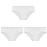 CINOON 3PCS/Set Women's Panties Cotton Underwear Solid Color Briefs Girls Low-Rise Soft Panty Women Underpants Female Lingerie