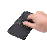 FULAIKATE High-grade Phone Bag for iPhone 13 Pro Max Durable Cloth Hanging Waist Leather Case for Mobile Cellphone Men's Pouch