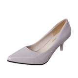 Women Shoes Ladies Pumps Medium Heel Nude Sexy High Heels Weeding Shoes Women Office Work Pumps Party Shoes