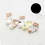 5 Pair High Quality Thicken Cartoon Comfort Cotton Newborn Socks Kids Boy New Born Baby Girl Socks Meia Infantil Miaoyoutong